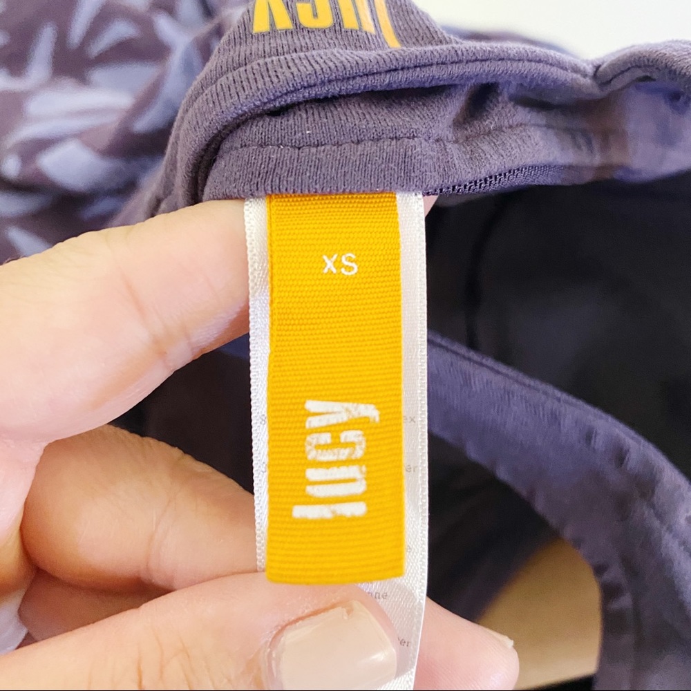 🌟LUCY Purple Active Top Racerback XS - Picture 5 of 6